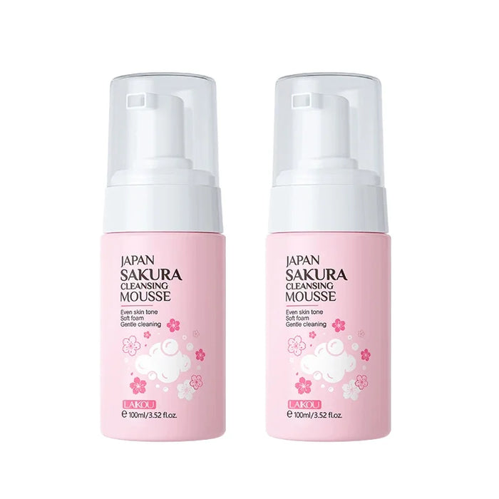Japan Sakura Cleansing Mousse Facial Cleanser