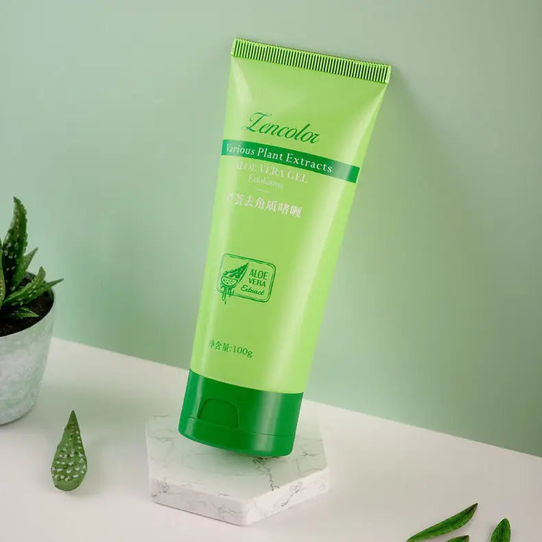 Exfoliating Aloe Vera Gel Deep Cleansing Exfoliant Face Body Scrub