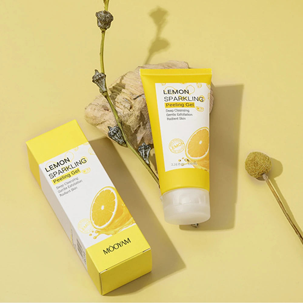 Lemon Exfoliating Gel Facial Scrub Cleanser Gels