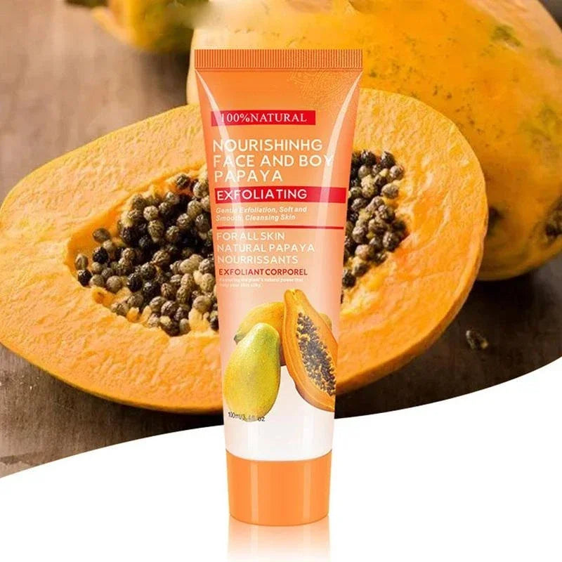 100g Natural Papayas Essence Peeling Cleanser Natural Exfoliating Face Scrub