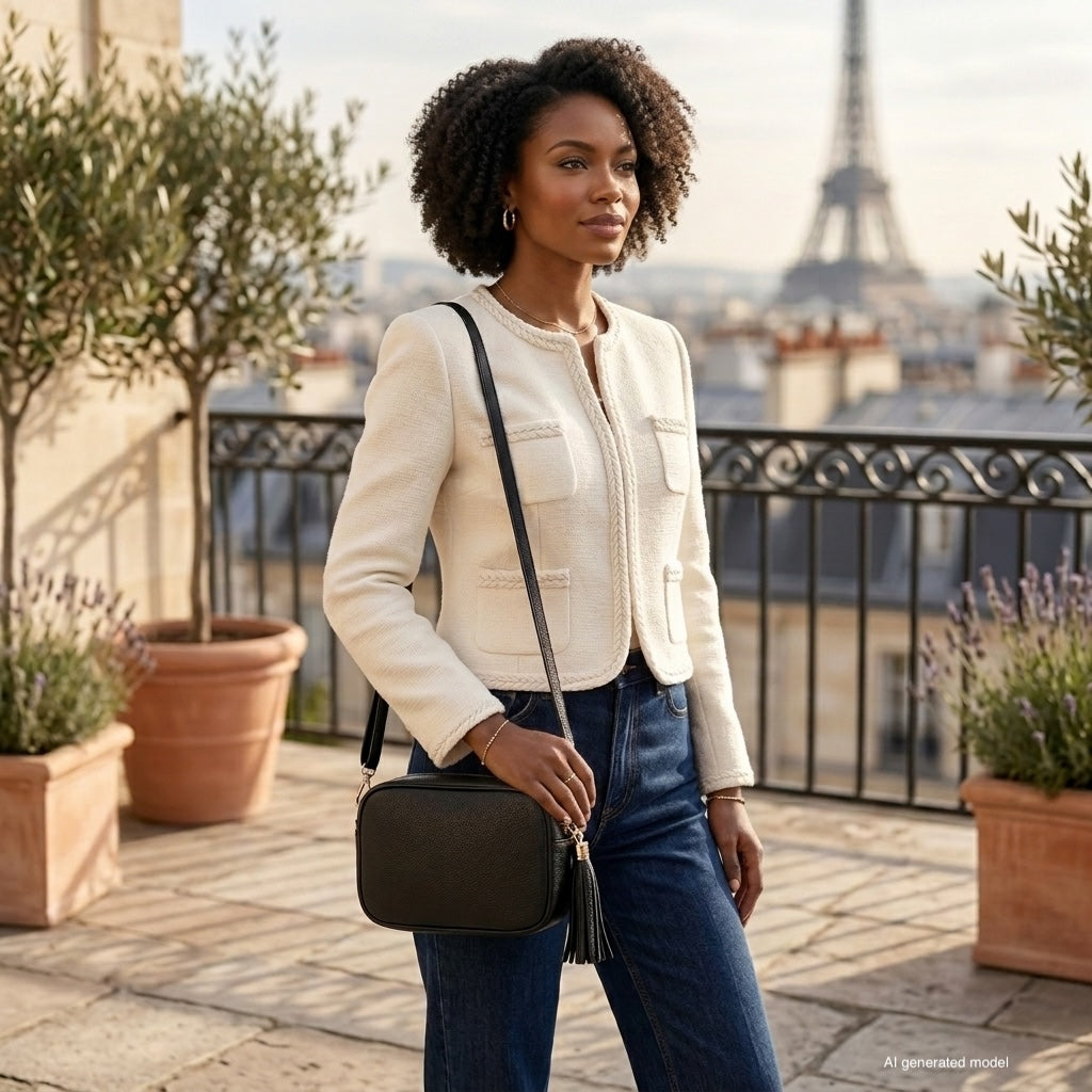 Italian Full-Grain Leather Crossbody Bag | Parma