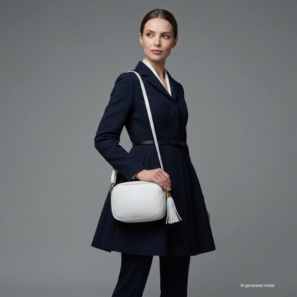 Italian Full-Grain Leather Crossbody Bag | Parma