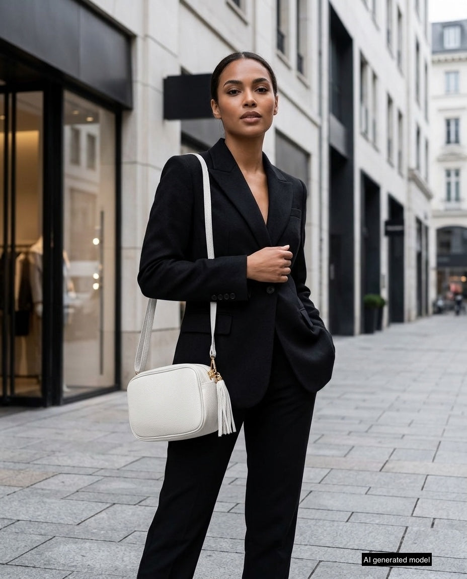Italian Full-Grain Leather Crossbody Bag | Parma