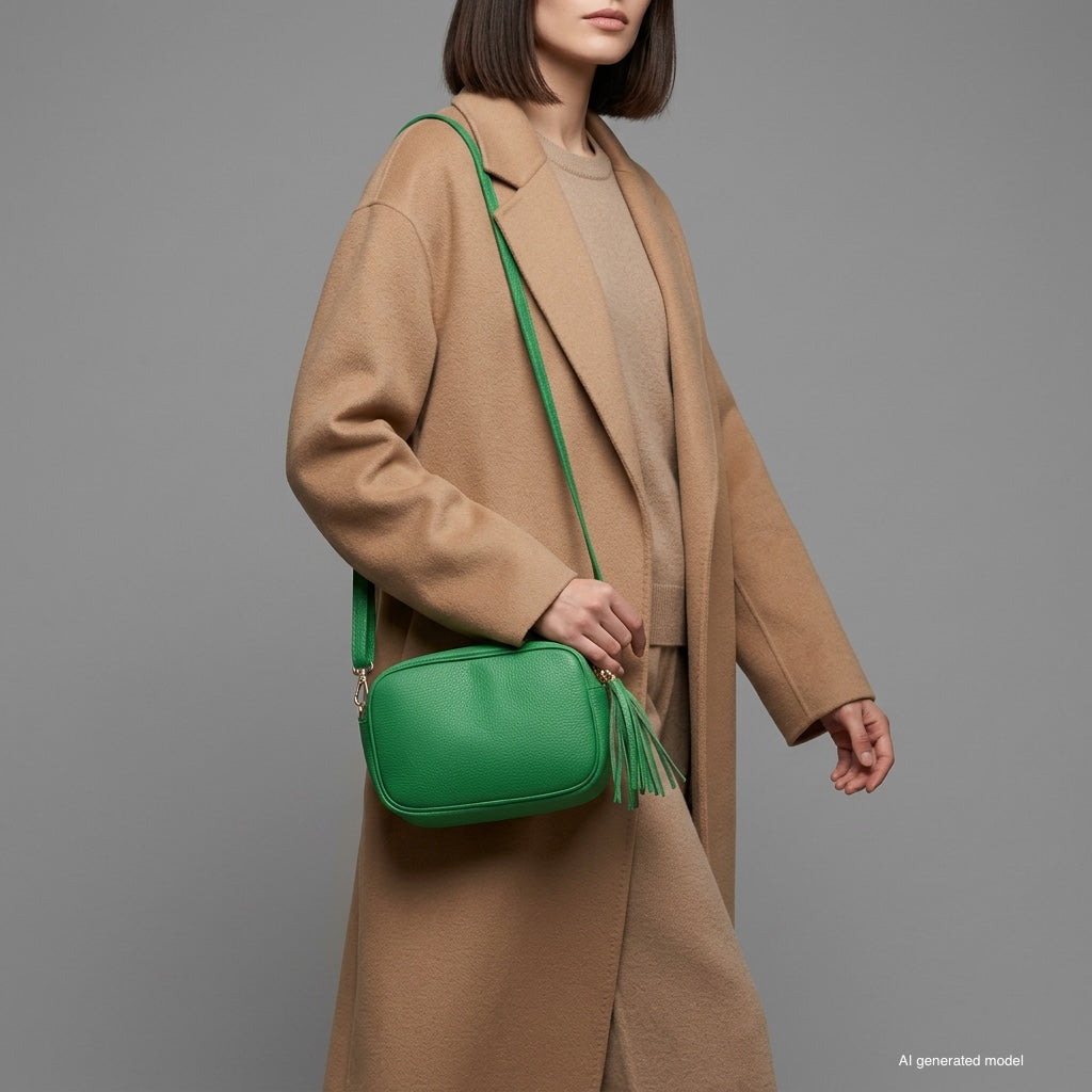 Italian Full-Grain Leather Crossbody Bag | Parma