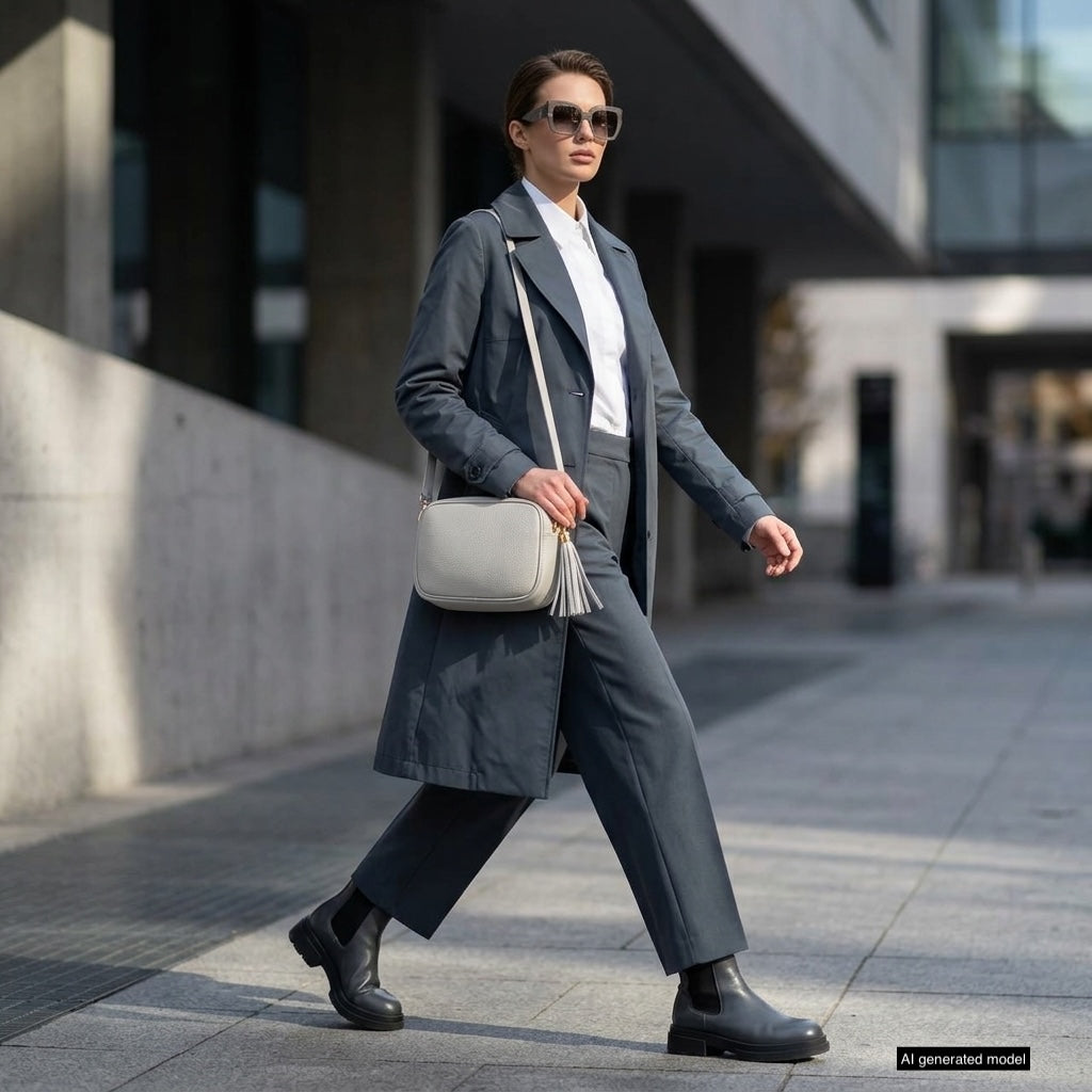 Italian Full-Grain Leather Crossbody Bag | Parma
