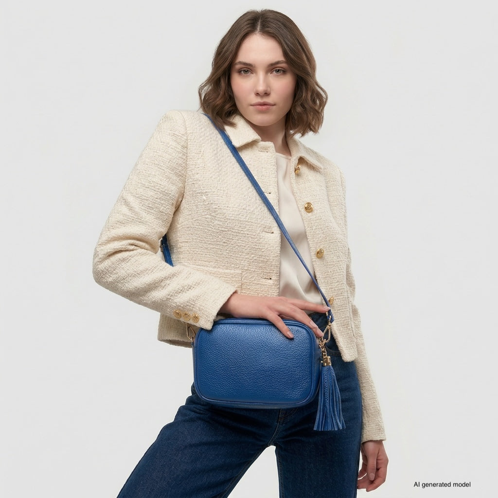 Italian Full-Grain Leather Crossbody Bag | Parma