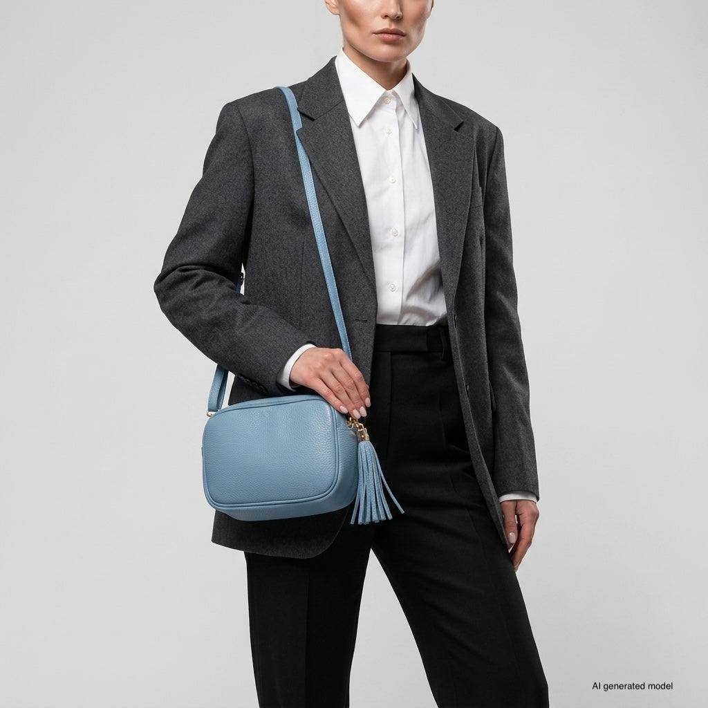 Italian Full-Grain Leather Crossbody Bag | Parma