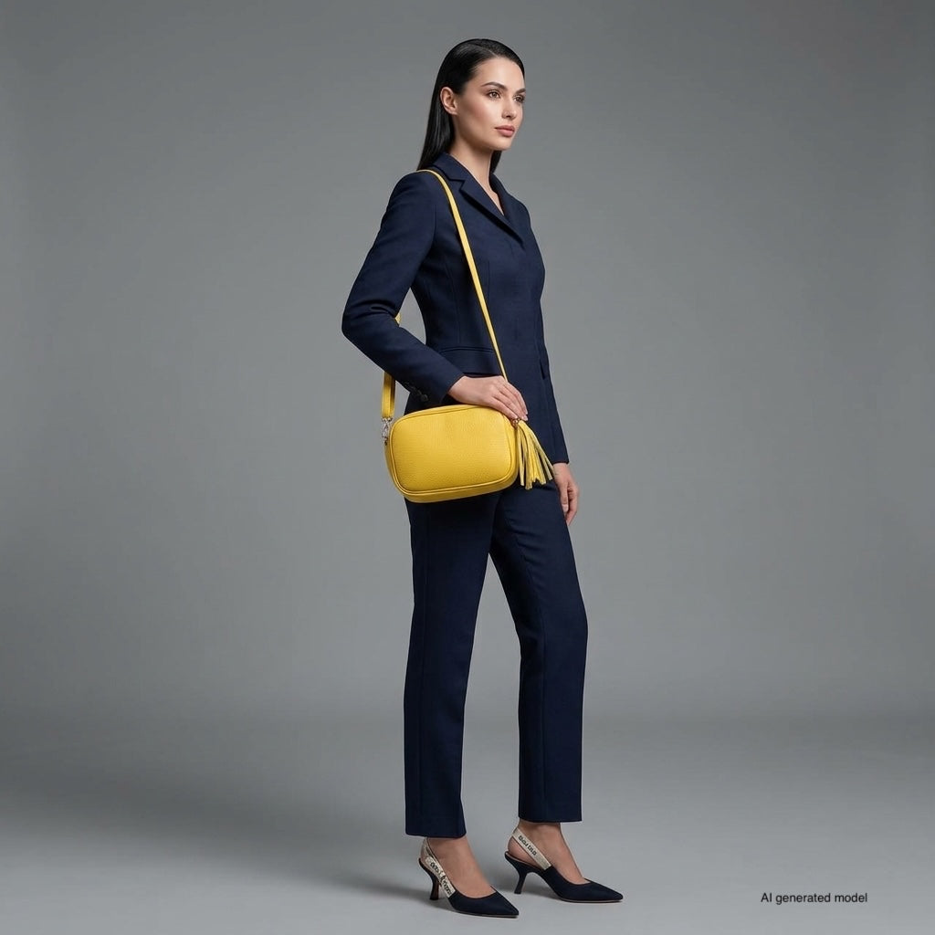 Italian Full-Grain Leather Crossbody Bag | Parma