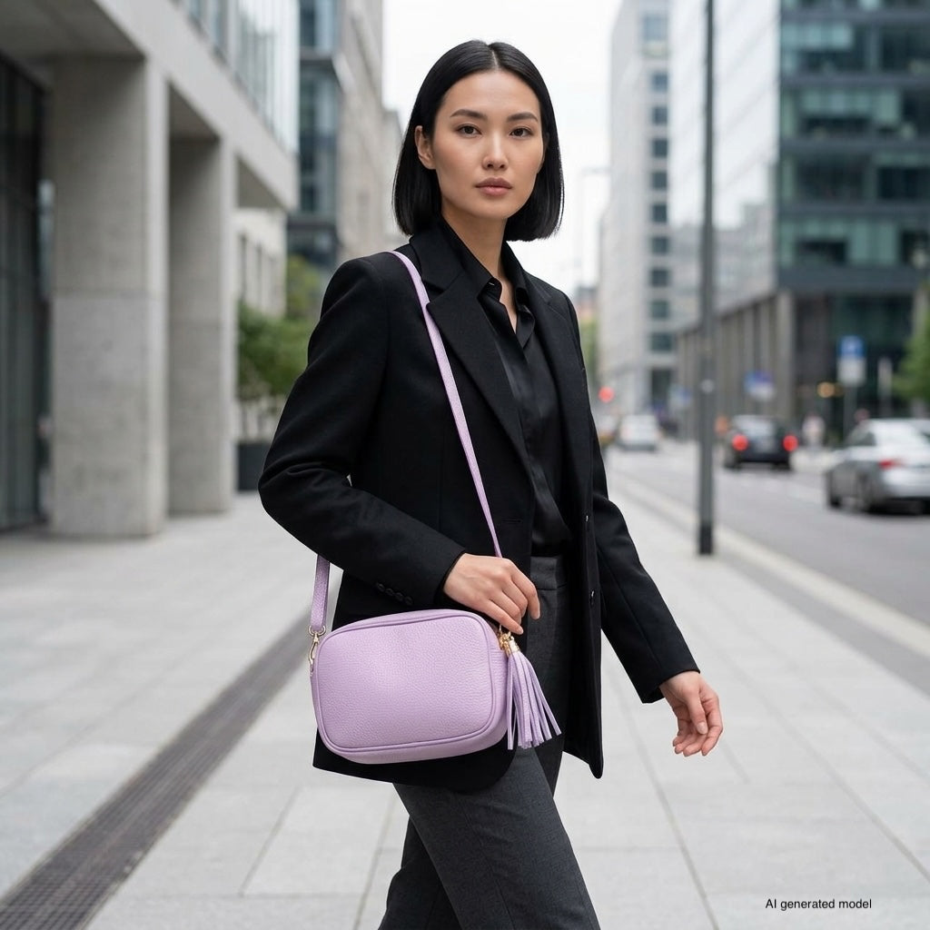Italian Full-Grain Leather Crossbody Bag | Parma