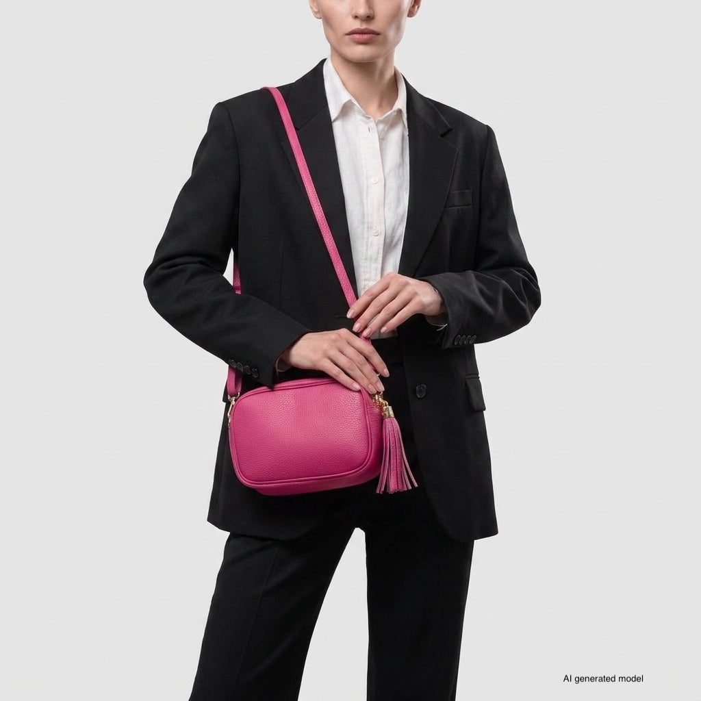 Italian Full-Grain Leather Crossbody Bag | Parma