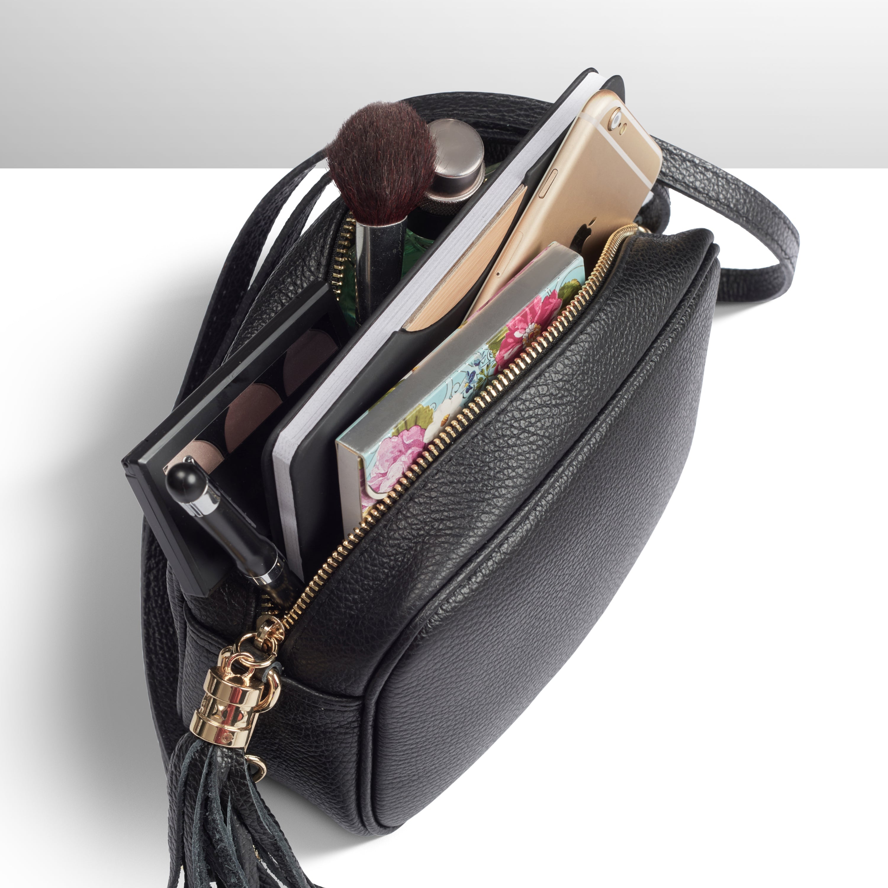 Italian Full-Grain Leather Crossbody Bag | Parma