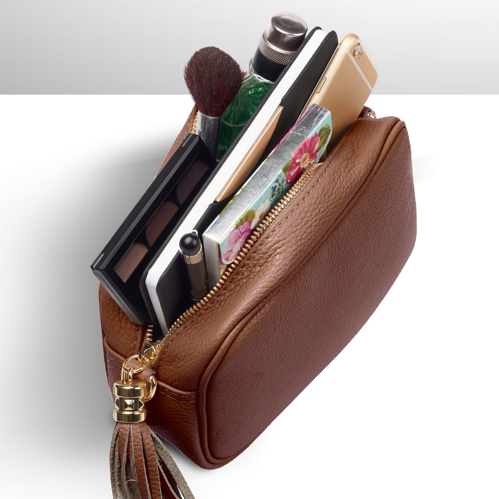 Italian Full-Grain Leather Crossbody Bag | Parma