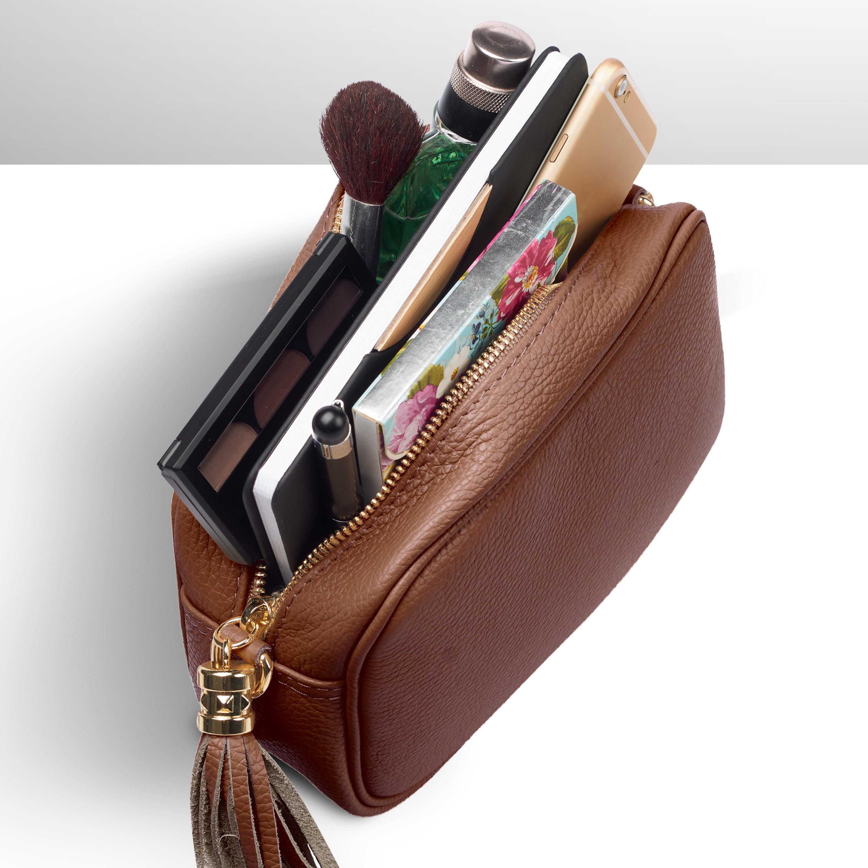 Italian Full-Grain Leather Crossbody Bag | Parma
