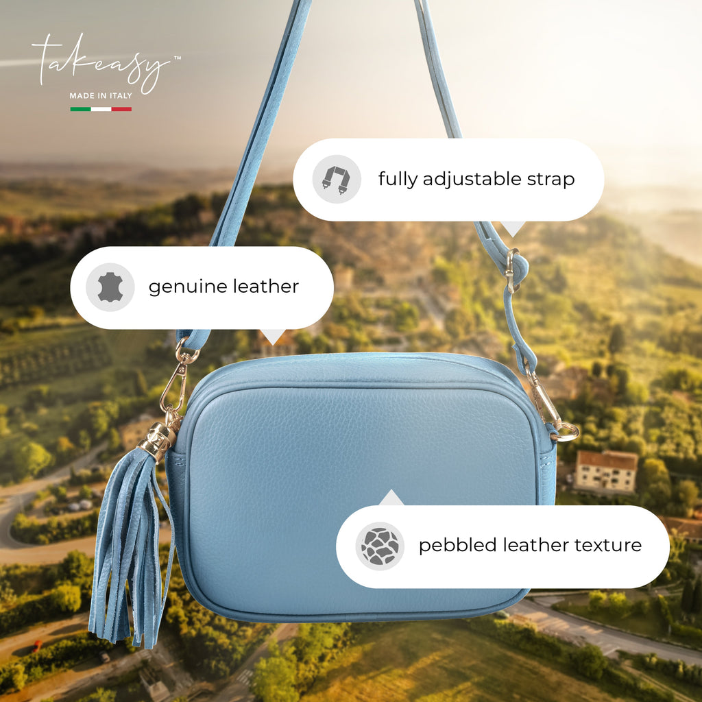 Italian Full-Grain Leather Crossbody Bag | Parma