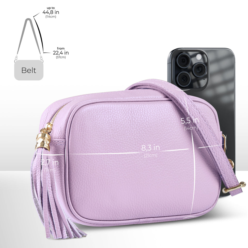 Italian Full-Grain Leather Crossbody Bag | Parma