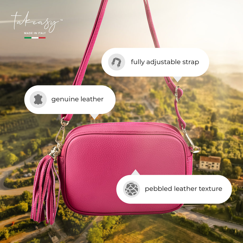 Italian Full-Grain Leather Crossbody Bag | Parma